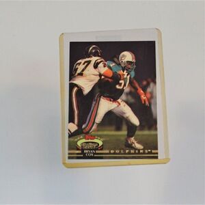 1992 Topps Stadium Club Bryan Cox #333 Miami Dolphins